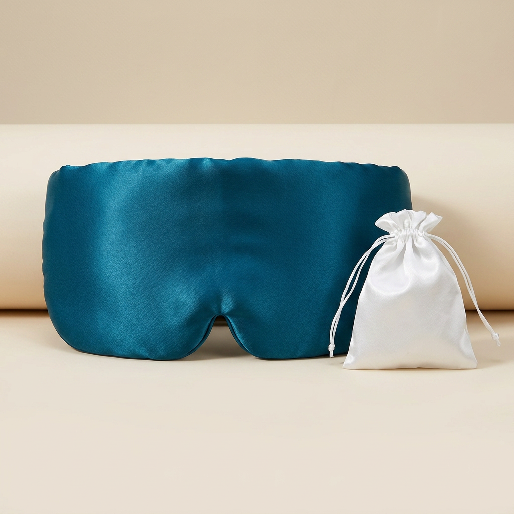 قناع نوم حريري ناعم بحجب كامل للضوء — من مختارات Velvet.MK
